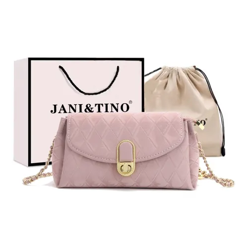 JANITINO ПУ (полиуретан) Сумка через плечо Сумка на плечо Женская Розовая