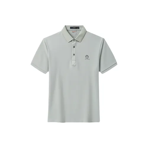 Ancient Shark Летний Охлаждающий Поло Облегающий крой Мужской