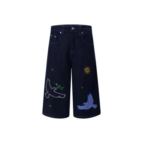 MTHE Темно-синие Женские Джинсы