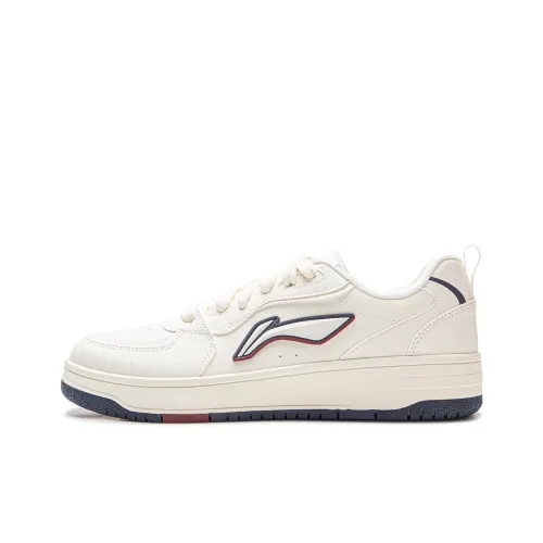 LINING Tianji Soft Скейтборд Кроссовки Низкие Айвори Мужские