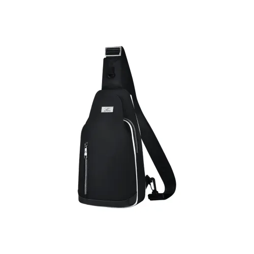 SEPTWOLVES Oxford Sling Bag Standard Men's Black