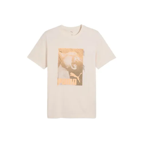 PUMA GRAPHICS Бежевый Мужской T-Рубашки