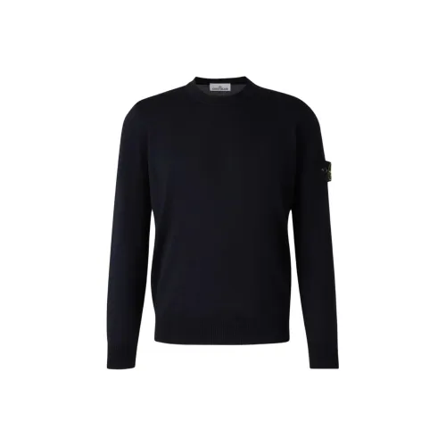 STONE ISLAND Свитер Мужской Морской Синий