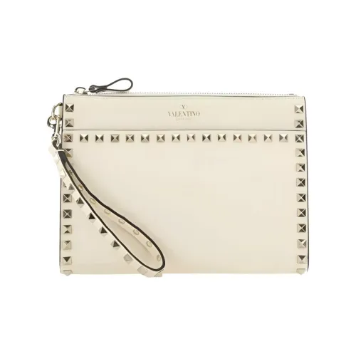 Valentino Кожа Клатч Женская Белая