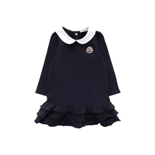 Moncler Платье Синее Infant и Toddler