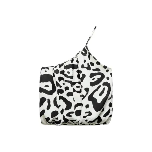 ZARA Белый/Черный Женские Топы