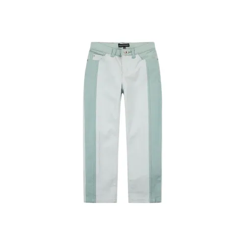 EMPORIO ARMANI Джинсы с многоцветными полосами для детей