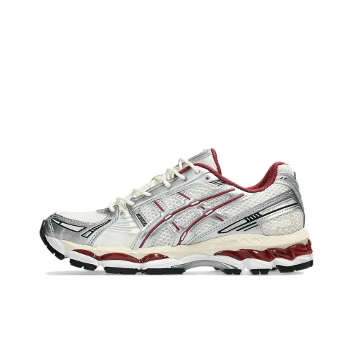 Asics Gel Kayano 12,1 Устойчивые к истиранию Низкие Кроссовки для Бега Унисекс Бежевый Серебряный