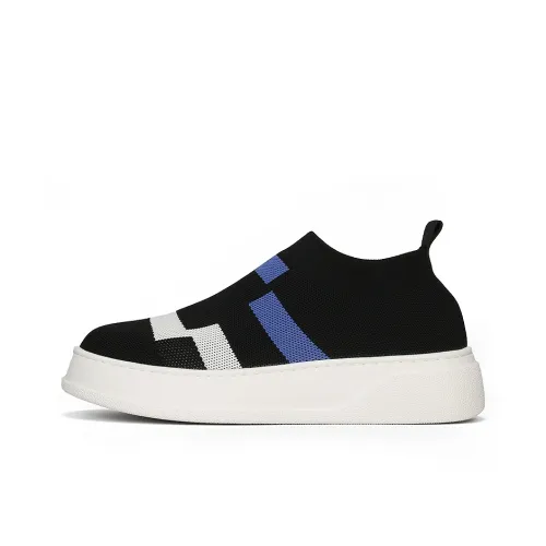 TIEKE Дышащие Низкие Топы Повседневная Обувь Мужская Черная