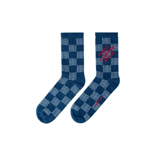 LOUIS VUITTON Носки Crew Унисекс 1 упаковка Джинсово-синий