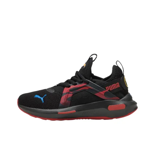 PUMA Softride Enzo 5 Low Топ Детские Беговые Кроссовки Черные Подростки