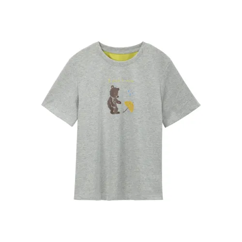 MISHOW Стандартная T-рубашка Женская Серого цвета