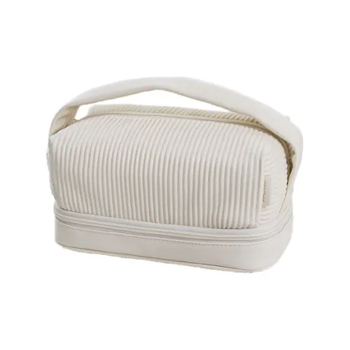 Ji Shengrui Крем Тост Makeup Bag с большой вместимостью портативный мешок для губной помады сумка для туалетных принадлежностей для путешествий