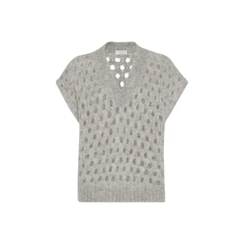 BRUNELLO CUCINELLI Трикотаж Женский Серый