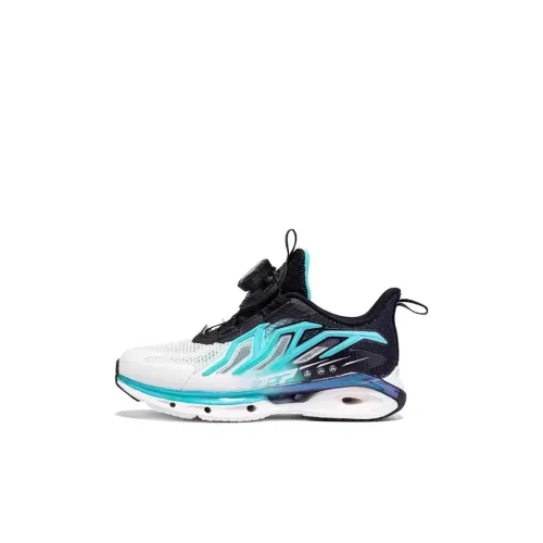 XTEP Cushioning Spin 12 Low Топ Детские беговые кроссовки Черный Аврора зеленый Children Возраст 3-7 лет