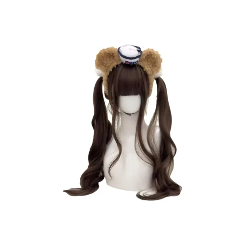 YOUXI Тедди Повседневный Анти-Аджинг Атмосферный Длинные Волосы Полный Набор для Головы