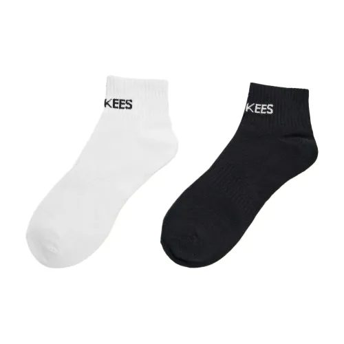 MLB Низкие носки унисекс черный белый