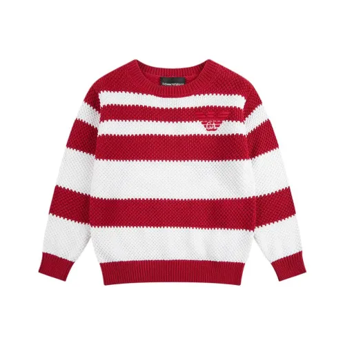 EMPORIO ARMANI Многоцветные полосы Детские Свитеры
