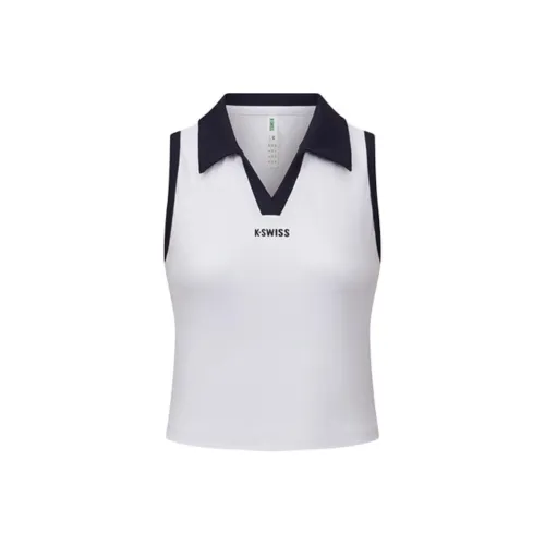 K·SWISS 101 WHT01 Женские Спортивные Майки Без Рукавов