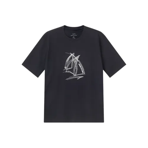 ARMANI EXCHANGEAE T Рубашка Мужская Темно-Морской Синий