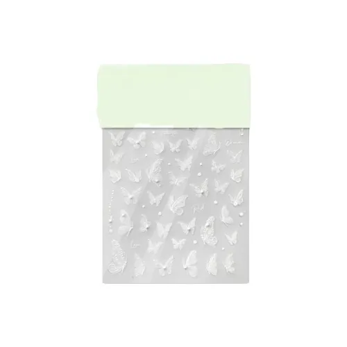 ZHENZI Оболочка Живой Бабочка Наклейка для Ногтей Трендовый Интернет Премиум Жидкость