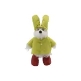 Желтый дождевик, щенок с пушистым мехом