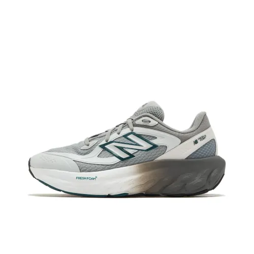 New Balance Устойчивые к истиранию низкие беговые кроссовки унисекс серо-белые