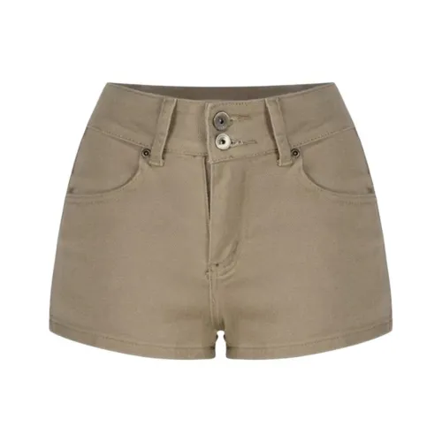 JOSR Хаки Женские Джинсовые Шорты