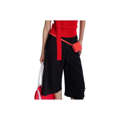 CO&SHENG Черные Женские Повседневные Брюки