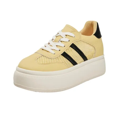 QINGZHUHU Низкий топ Скейтборд Кроссовки Женские