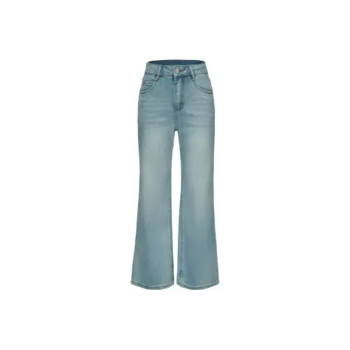 Dme Glass Blue Hot FIX Craft, Adds Depth And Elegance Women's Jeans