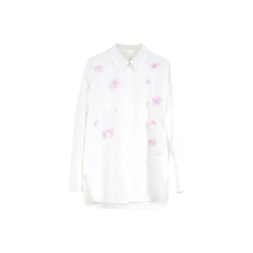 GURUI Кокосовый молочный белый 5E Женские рубашки