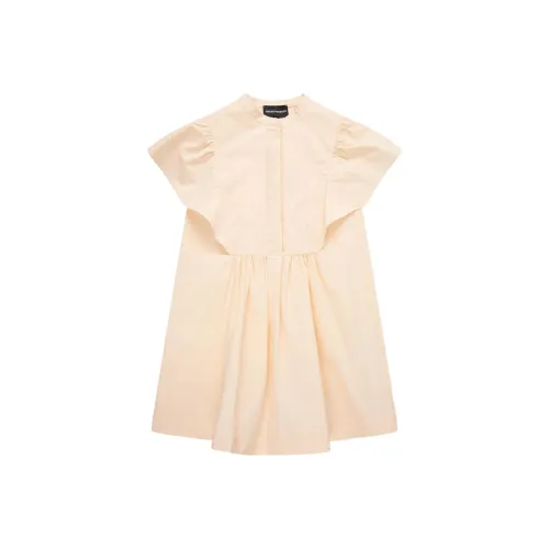EMPORIO ARMANI Экрю Kids Платья