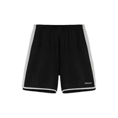 REPRESENT Черные Мужские Повседневные Шорты