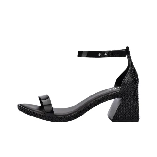 MELISSA Lux Каблук One Ремешок Сандалии Женские Черные