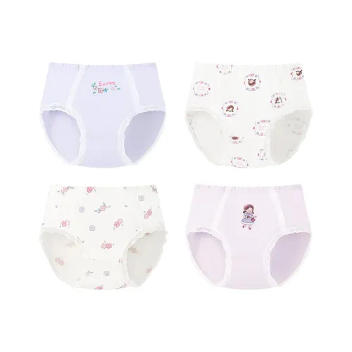 Niduoxiong 4 шт Многоцветные Kids Трусы