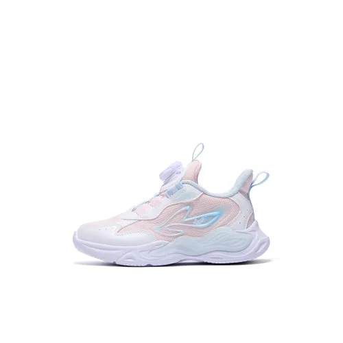 361°KIDS Амортизаторы Ущетинистые Противоскользящие Детские Лайфстайл Обувь Светлый Вода Розовый Белый Детский