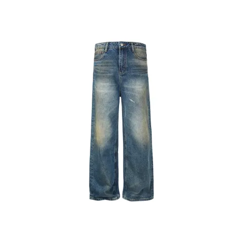 MADE EXTREME Синие Унисекс Джинсы