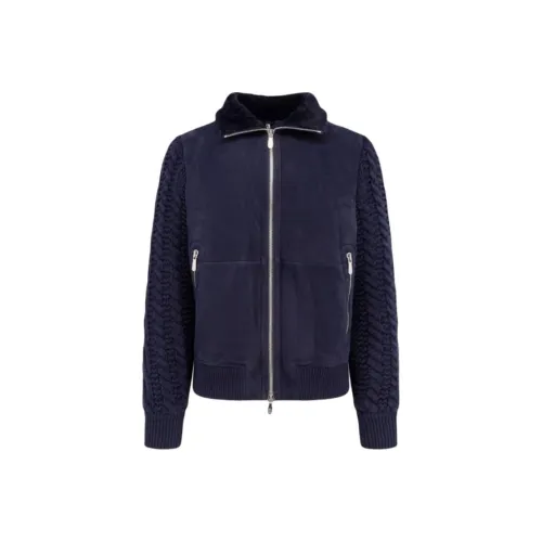 BRUNELLO CUCINELLI Куртки и Пальто Мужской Морской Синий