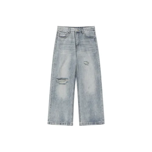 TURN TIDE Синие Унисекс Джинсы