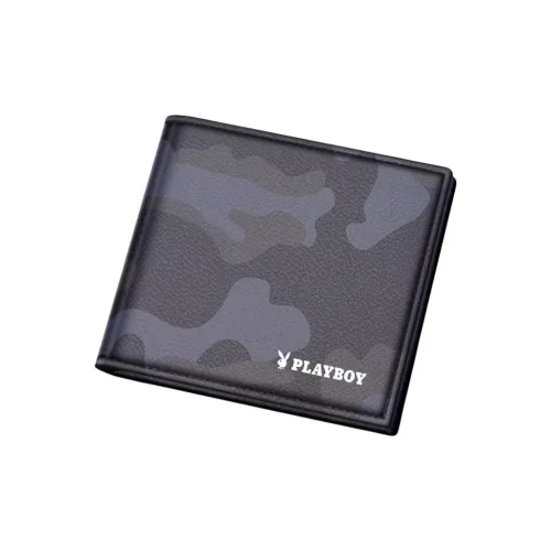 Playboy PVC Поливинилхлорид Кошелек Мужской Черный