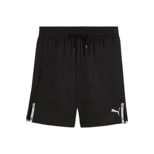 PUMA Вязаные Ткани Мужские Спортивные Шорты Черные