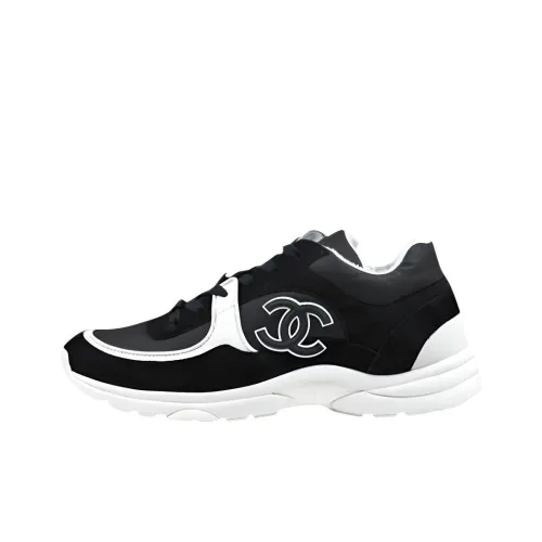 CHANEL CC Low Топ Повседневная обувь Мужская Черная