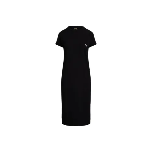 Polo Ralph Lauren SS25 Короткий рукав Платье Женское Черное
