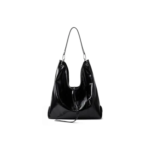 SMOSMOS ПУ (полиуретан) Сумка через плечо Стандартная Женская Смелая Черная