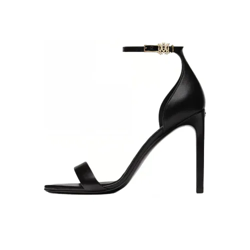 AMIRI Ma One Ремешок Сандалии 10 см Женские Черные