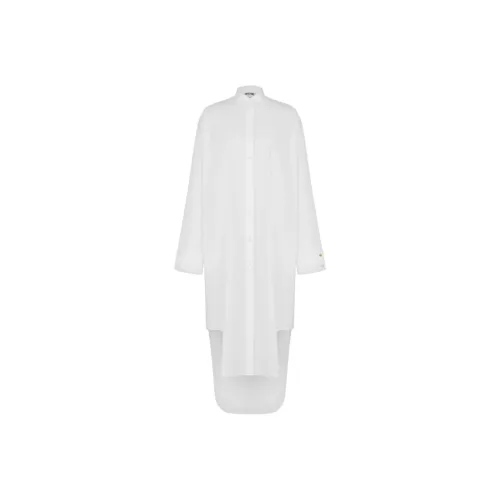 MOSCHINO SS25 Длинное платье с длинными рукавами женское