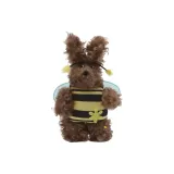 Коричневый, пчелка, скрюченный щенок