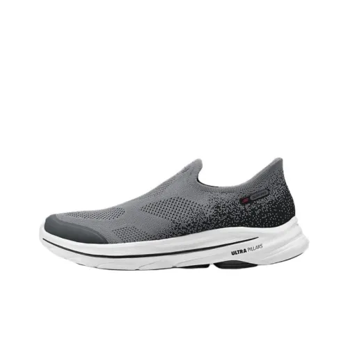 Skechers MEN'S GO WALK Повседневный Низкий Топ Серый/Черный Мужской