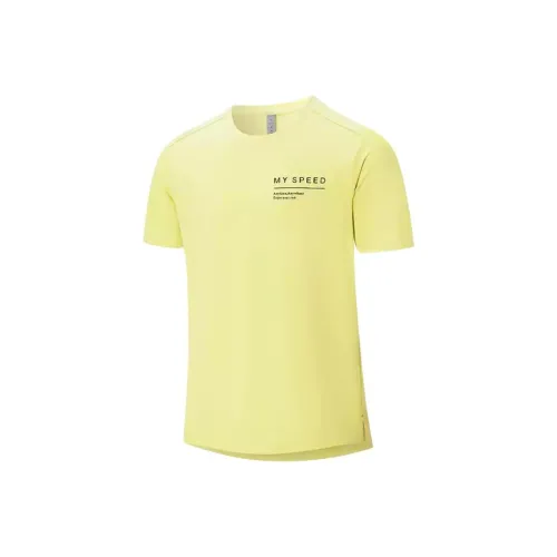 XTEP Forget Worry Желтая Мужская Футболка